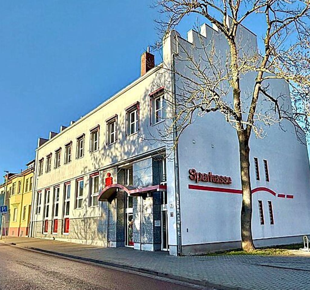 Die Sparkasse in Roßlau ist vorerst geschlossen.