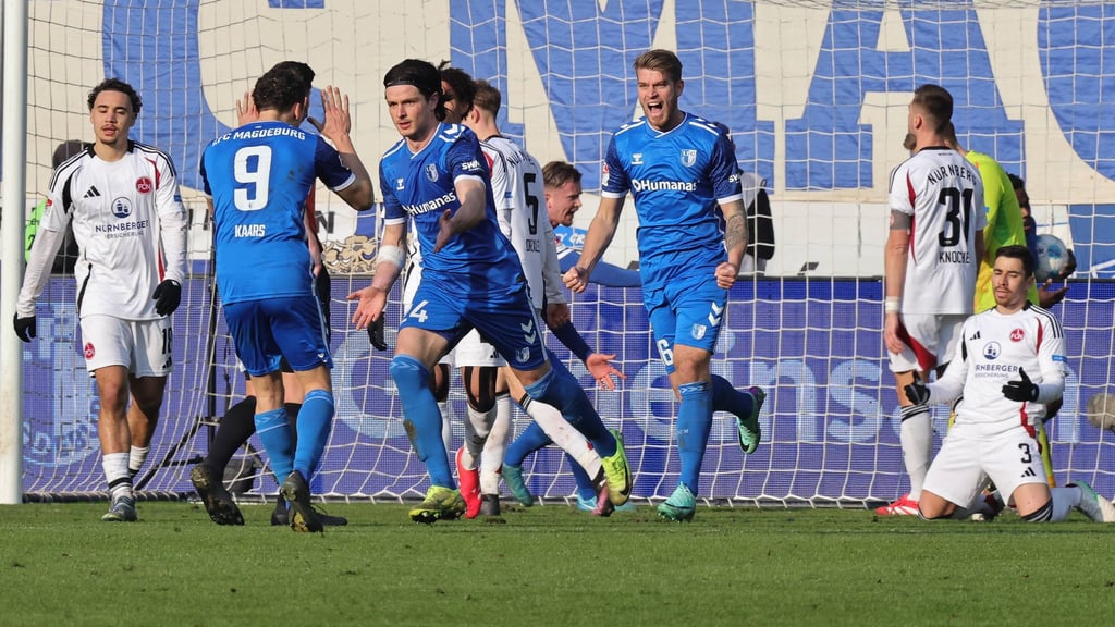 Jean Hugonet traf beim Spektakel seines 1. FC Magdeburg gegen den 1. FC Nürnberg erst ins eigene Tor und dann noch in das des Gegners.