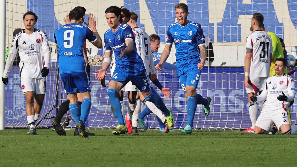 Jean Hugonet traf beim Spektakel seines 1. FC Magdeburg gegen den 1. FC Nürnberg erst ins eigene Tor und dann noch in das des Gegners.