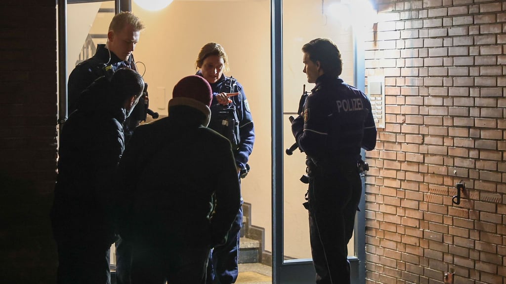 Die Polizei nahm den tatverdächtigen Jugendlichen noch vor Ort fest.