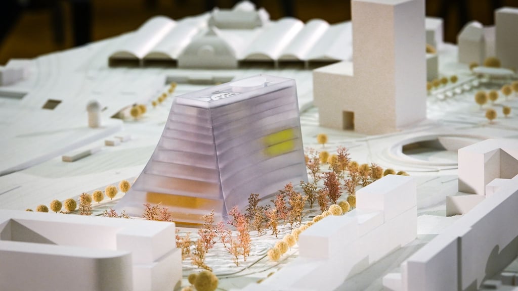 Das Zukunftszentrum in Halle soll ein besonderes Bauwerk werden. (Archivbild)