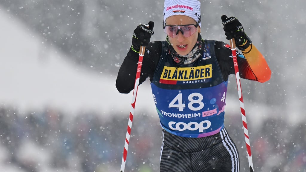 Pia Fink war am Silvestertag beste deutsche Starterin bei der Tour de Ski im Langlauf. (Archivbild)