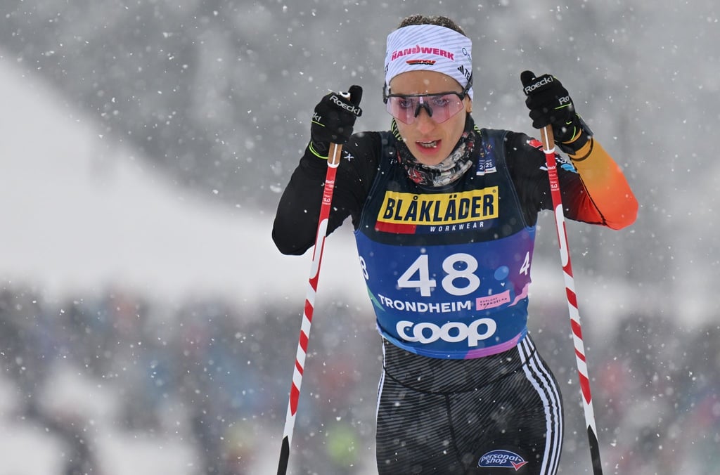 Pia Fink war am Silvestertag beste deutsche Starterin bei der Tour de Ski im Langlauf. (Archivbild)