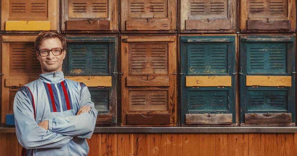 „Bienen-Ersatzverkehr" mit Erik Lehmann in Magdeburg.