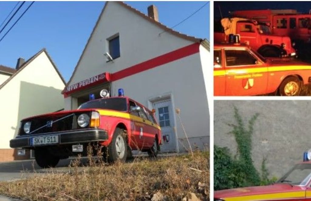 Mehrere Jahrzehnte war der Volvo für die Ortsfeuerwehr in Peißen im Dienst.&nbsp;