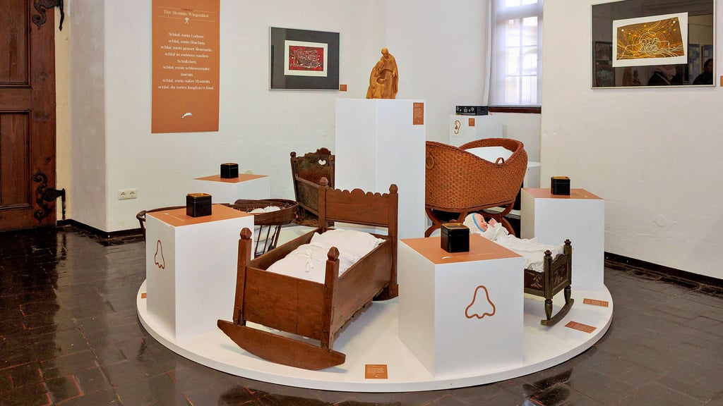 In die Weige gelegt, heißt es im   Schloss Moritzburg. 