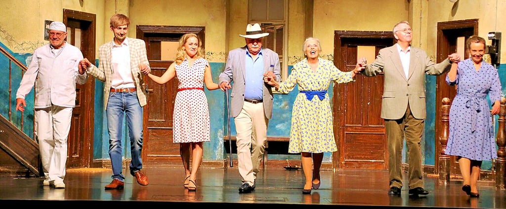 Erst zum Schlussapplaus waren alle Mitwirkenden gemeinsam auf der Bühne zu sehen. 