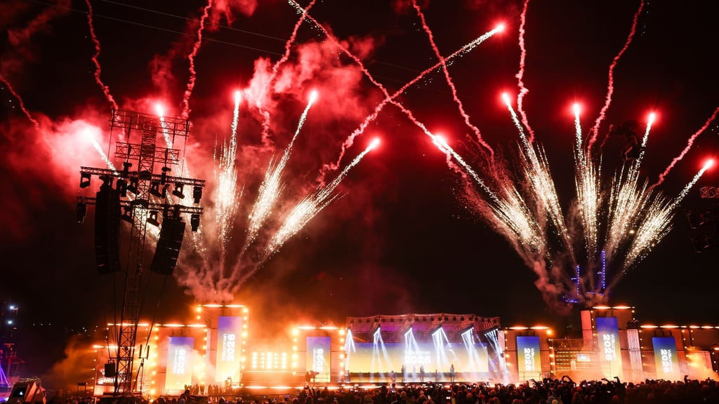 Das ZDF übertrug die Silvestershow diesmal aus Hamburg.