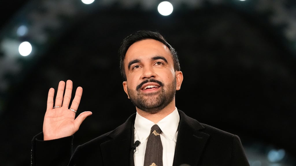 Der 34-jährige Mamdani hat einen rasanten Aufstieg vom Aktivisten zum Rathauschef hingelegt.