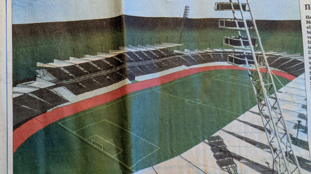 So hätte das neue Riesen-Stadion in Magdeburg aussehen können.