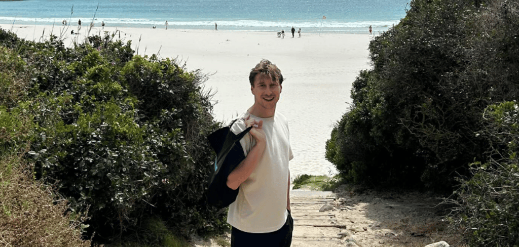 Willi Orban bei seinem Winterkurzulaub in Südafrika.