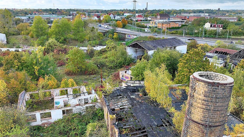 Das Bildungszentrum Mitteldeutschland in der Bismarckstraße in Bitterfeld kommt. AB Mitte Janaur wird sich auf dem Gelände etwas tun.  