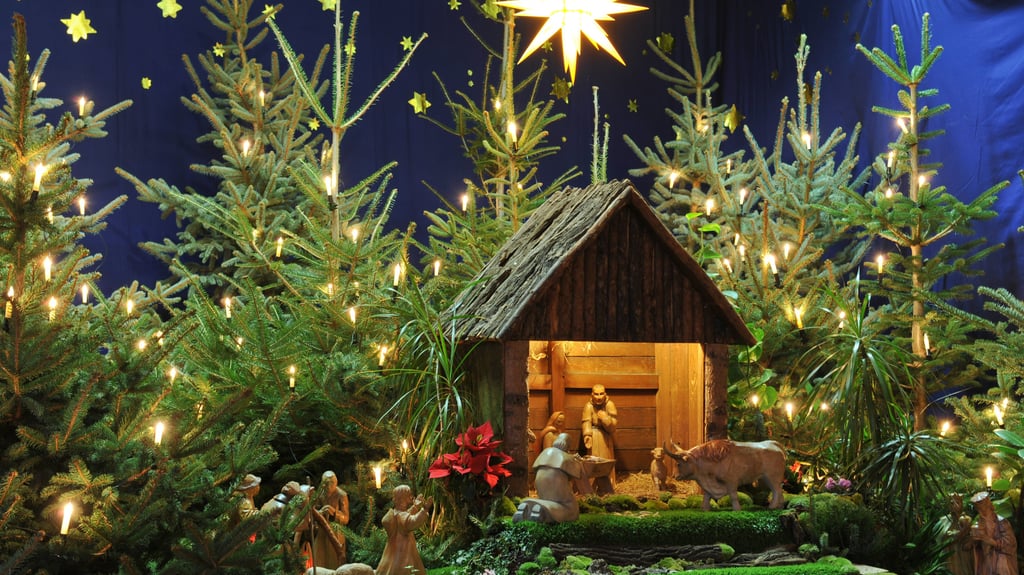 Stimmungsvoll: Eine der wohl schönsten halleschen Weihnachtskrippen ist noch bis zum 6. Januar zu besichtigen.