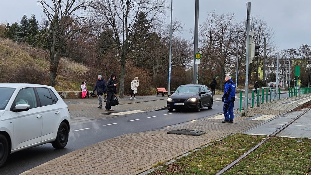 Blick in die Kritzmannstraße in Magdeburg.