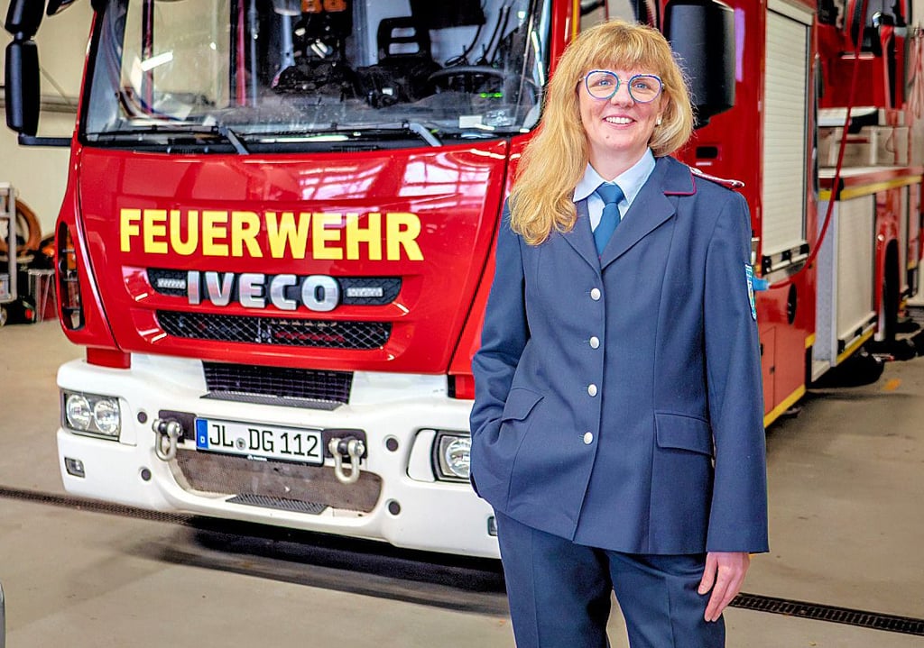Anja Knopf ist Gommerns neue Stadtjugendfeuerwehrwartin.