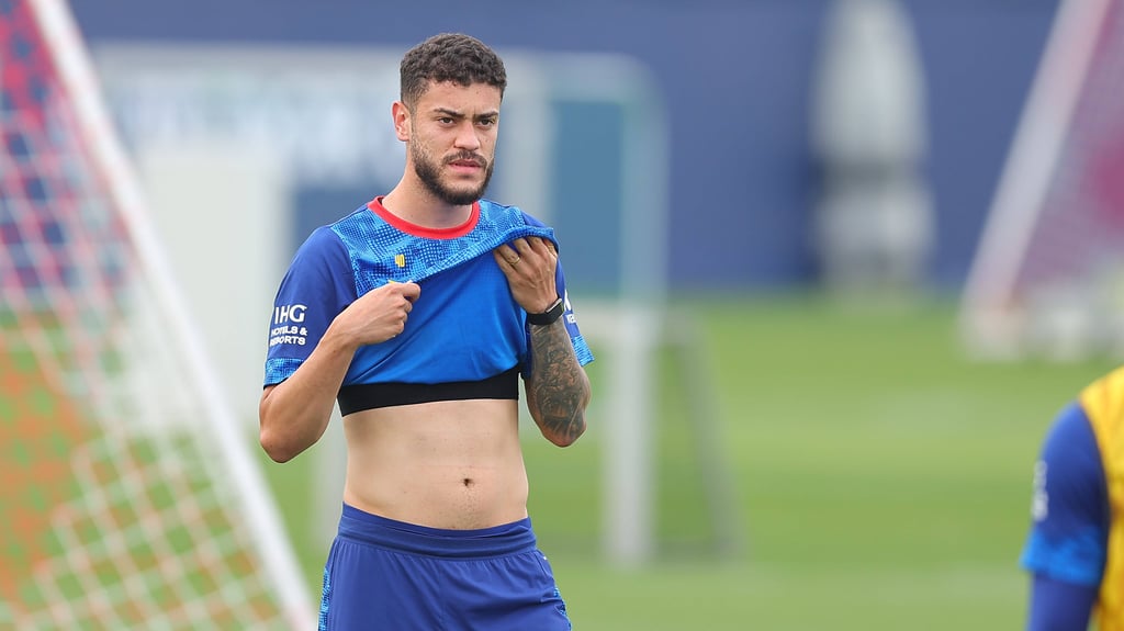 RB-Stürmer Romulo musste im Winterlager in Almancil das Training abbrechen