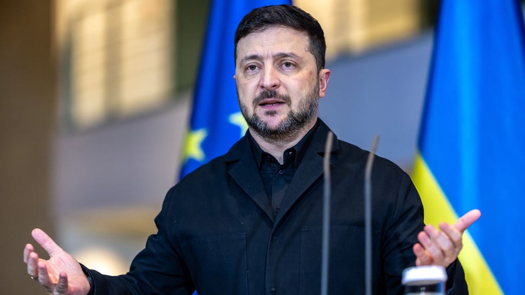 Im Ringen um ein Ende des Ukraine-Kriegs sollen sich am Samstag Sicherheitsberater aus EU- und Nato-Staaten treffen, wie der ukrainische Präsident Wolodymyr Selenskyj angekündigt hat. (Archivbild)