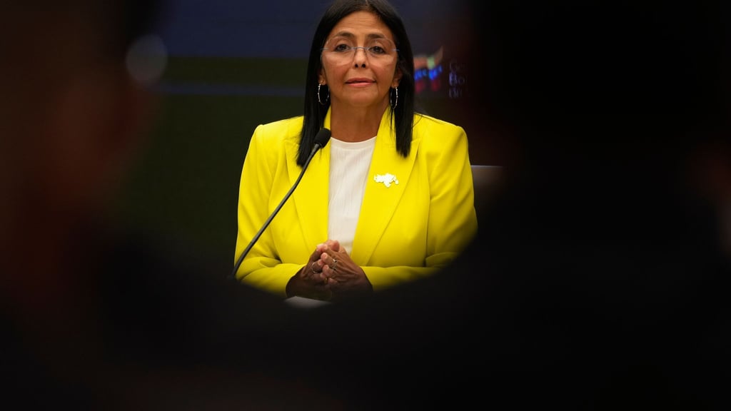 Delcy Rodríguez ist die Vizepräsidentin von Venezuela. (Archivbild)