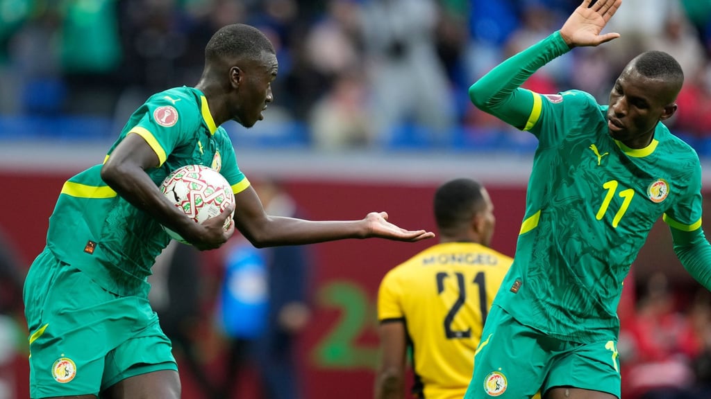 Bayern-Profi Nicolas Jackson (11) gab die Vorlage zum 2:1-Führungstreffer des Senegal.