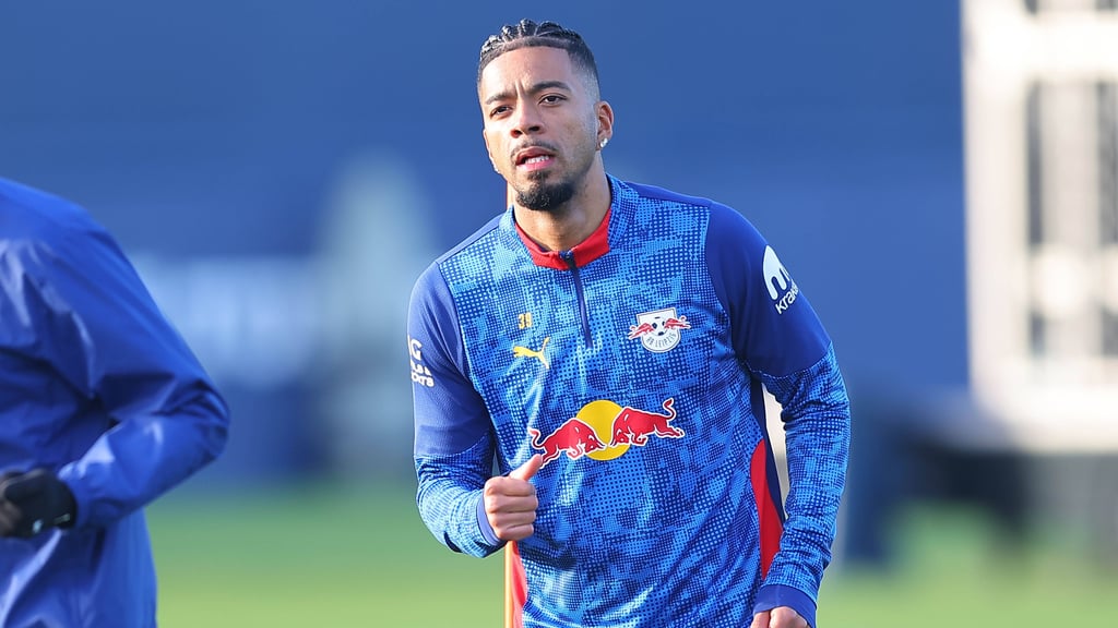 RB-Profi Benjamin Henrichs bei seiner Rückkehr ins Team-Training