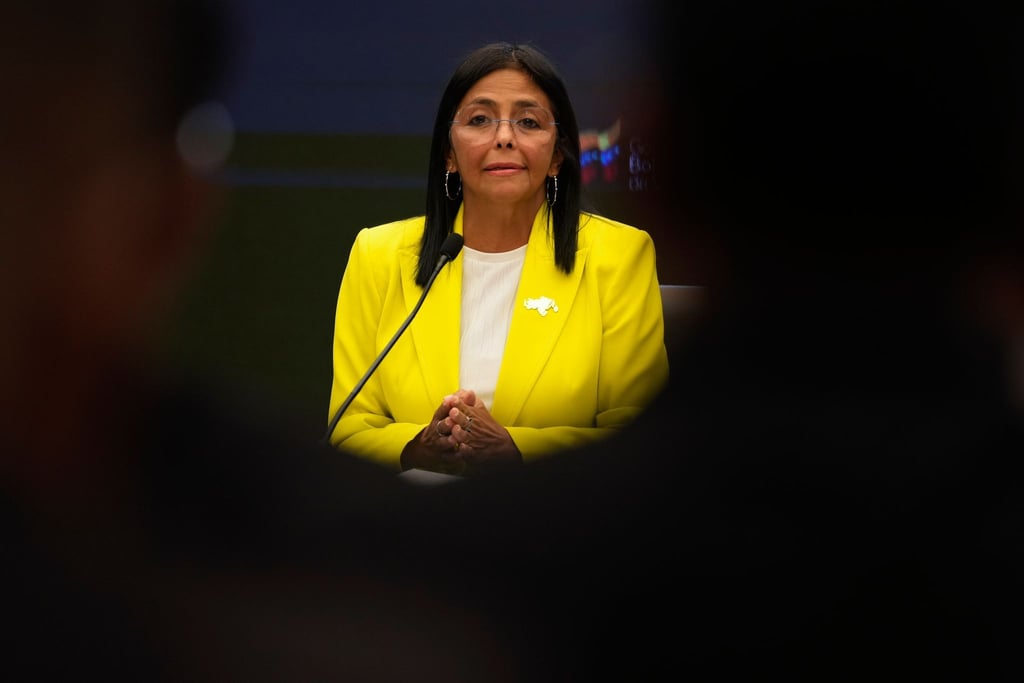 Delcy Rodríguez ist die Vizepräsidentin von Venezuela. (Archivbild)