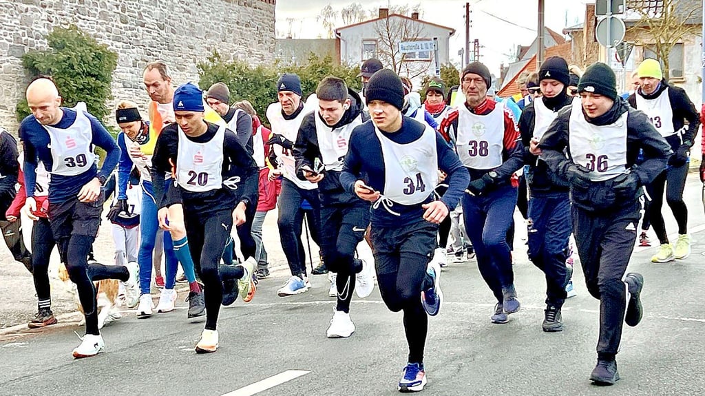 41 Läufer waren 2025 beim Neujahrslauf in Aderstedt dabei.