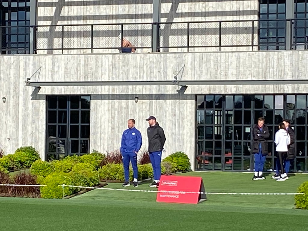 RB-Sportgeschäftsführer Marcel Schäfer nach seiner Ankunft im Trainingslager