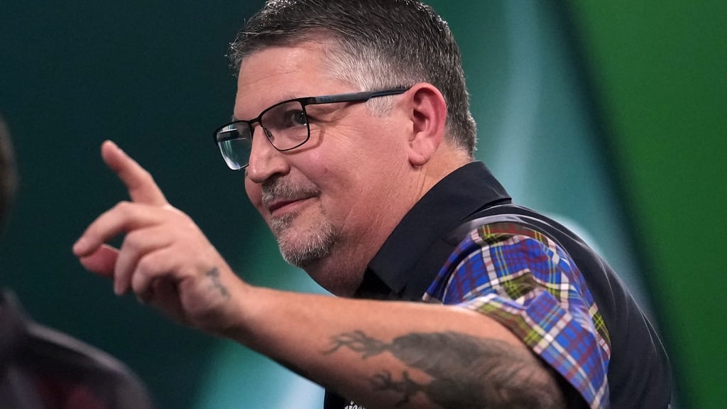 Gary Anderson ist kein Teil der Premier League. (Archivbild)