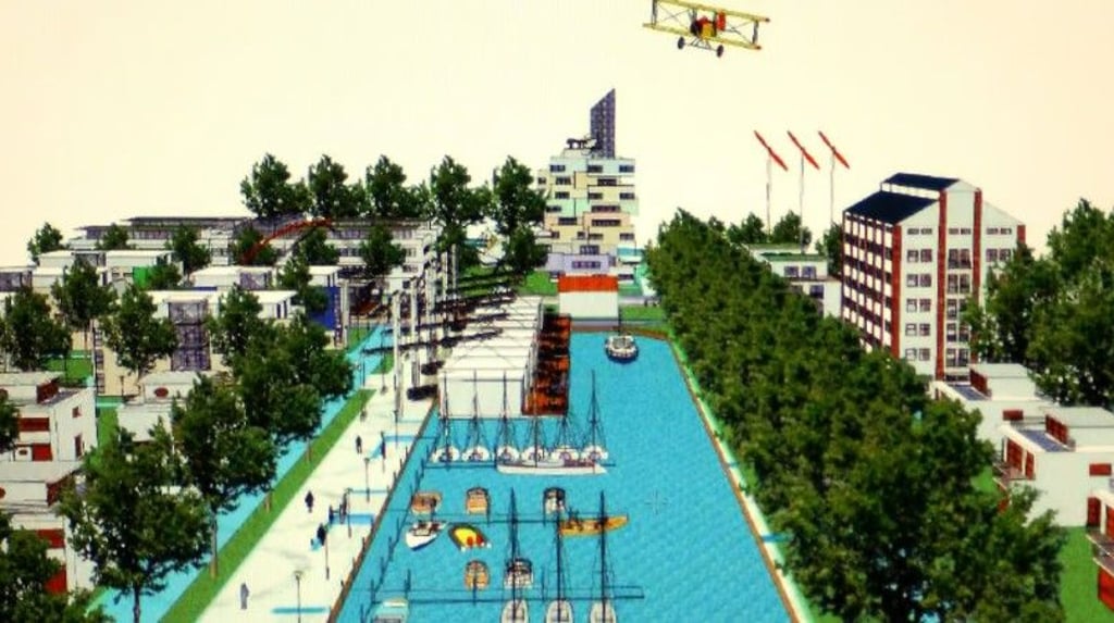 Schon vor über zehn Jahren gab es diese Konzeptidee zur Entwicklung des Gebietes am Sophienhafen. Ein Teil ist umgesetzt.&nbsp;