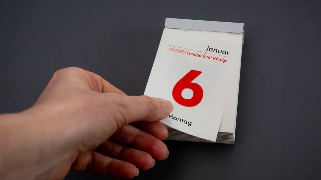 Der 6. Januar, "Heilige Drei Könige", ist in Sachsen-Anhalt ein gesetzlicher Feiertag.