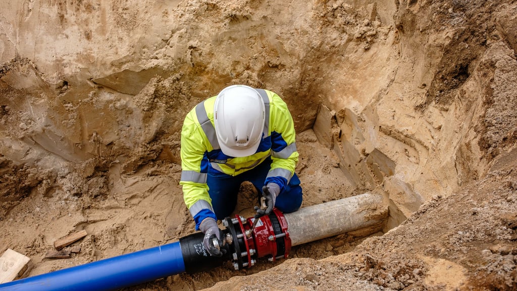 Die Versorgung mit Wasser in der Siedlung ist wieder gesichert. 