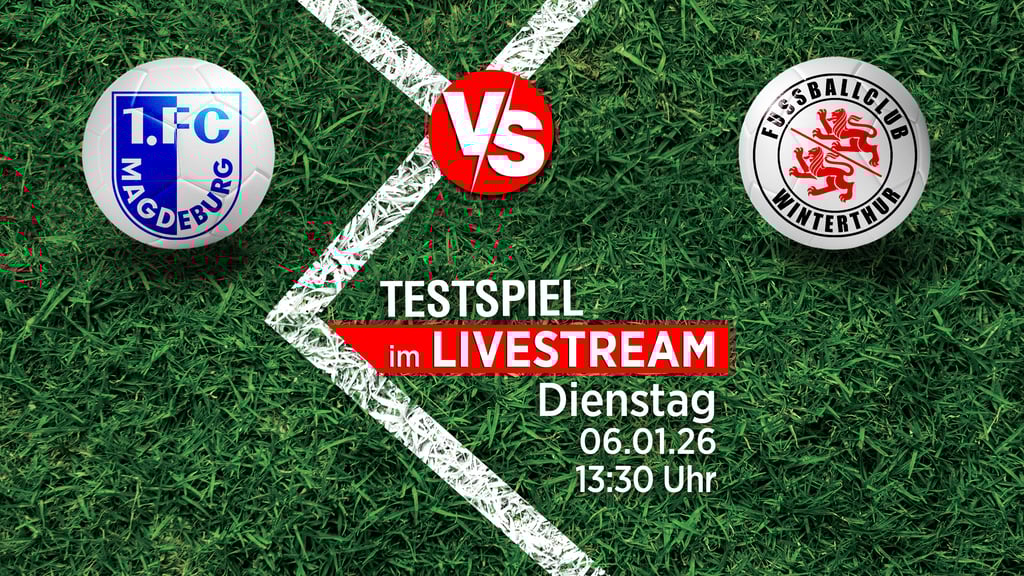 Der 1. FC Magdeburg testet im Trainingslager gegen den FC Winterthur. Wir zeigen die Partie im Livestream.