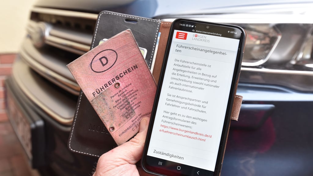 Der Umtausch des alten Führerscheins ist nun auch per Online-Antrag möglich.