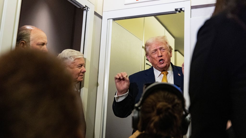 US-Präsident Donald Trump droht der neuen Führung in Venezuela.