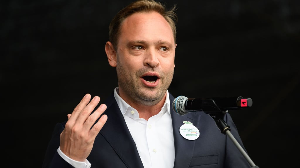 Sachsens Landtagspräsident Alexander Dierks hat in seiner Neujahrsansprache auch an den Pioniergeist nach dem Mauerfall erinnert (Archivbild)