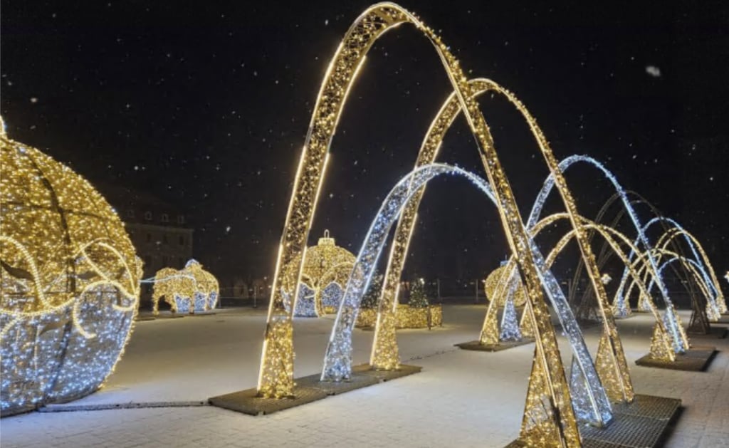 In Magdeburg läuft die Lichterwelt.