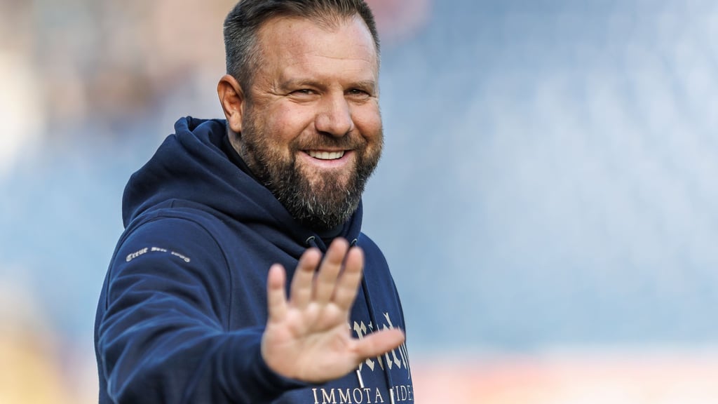 Wieder im Training: Eintracht Braunschweig und Chefcoach Heiner Backhaus. (Archivbild)