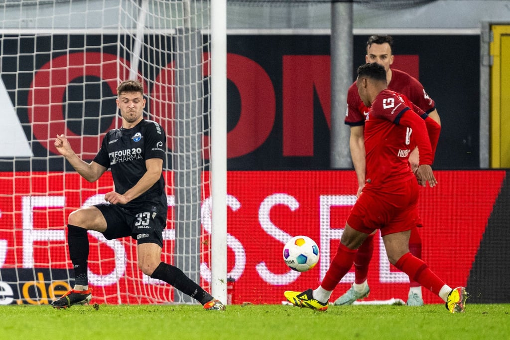 Gegen den SC Paderborn erzielte Bilal Hussein sein einziges Tor für Hertha. (Archivbild)
