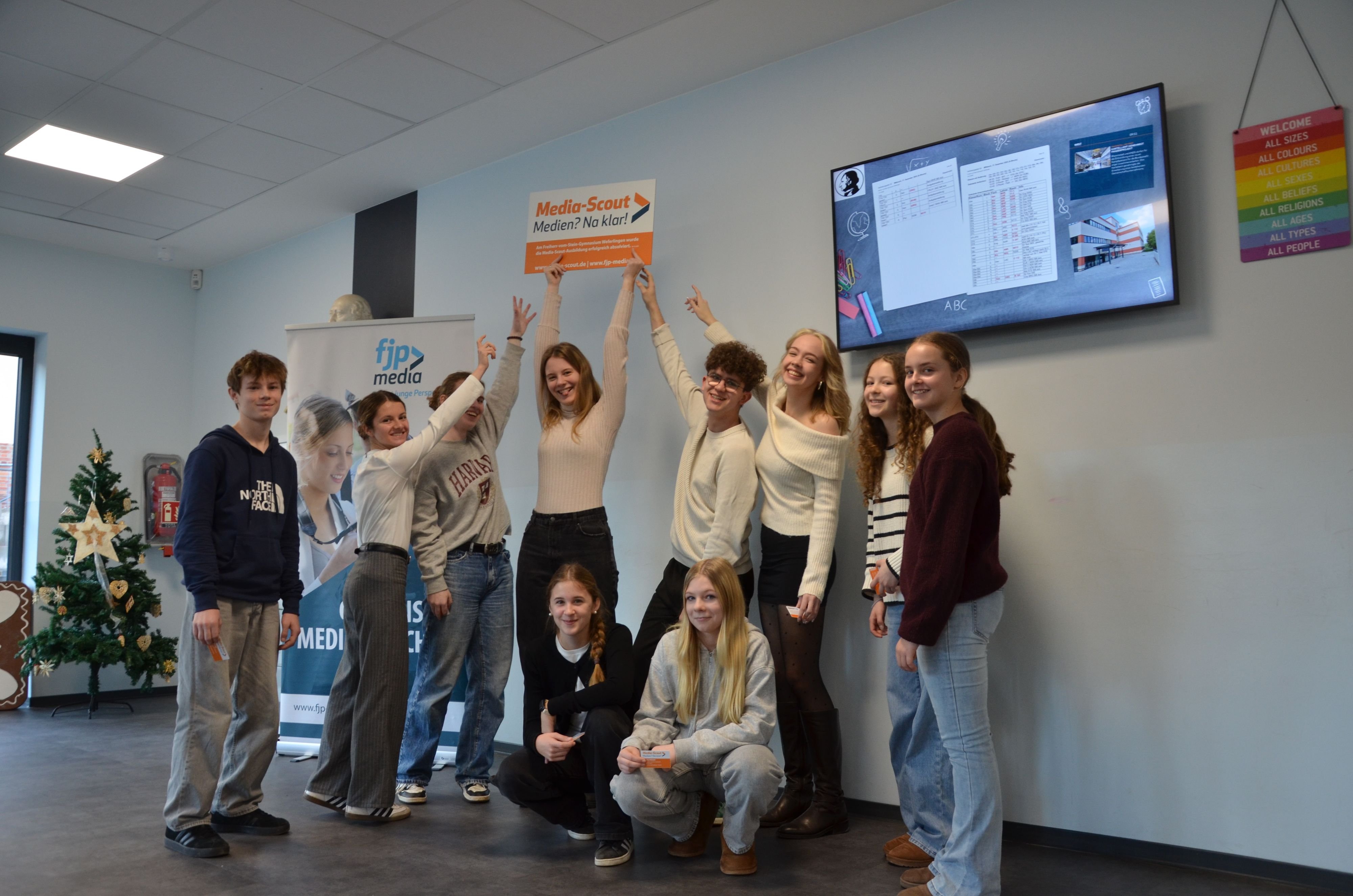 Erste Schule in Sachsen-Anhalt erhält die Plakette: Premiere in Weferlingen: Schüler werden zu Media Scouts