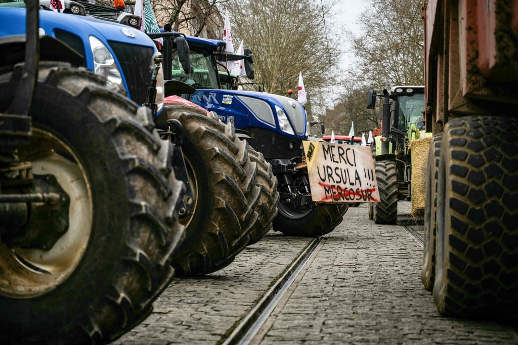 In Frankreich hatte es im Dezember Bauernproteste gegen das Mercosur-Handelsabkommen zwischen der EU und südamerikanischen Staaten gegeben. Jetzt kündigten Landwirte auch in Deutschland und Brandenburg Aktionen dagegen an. (Archivbild)