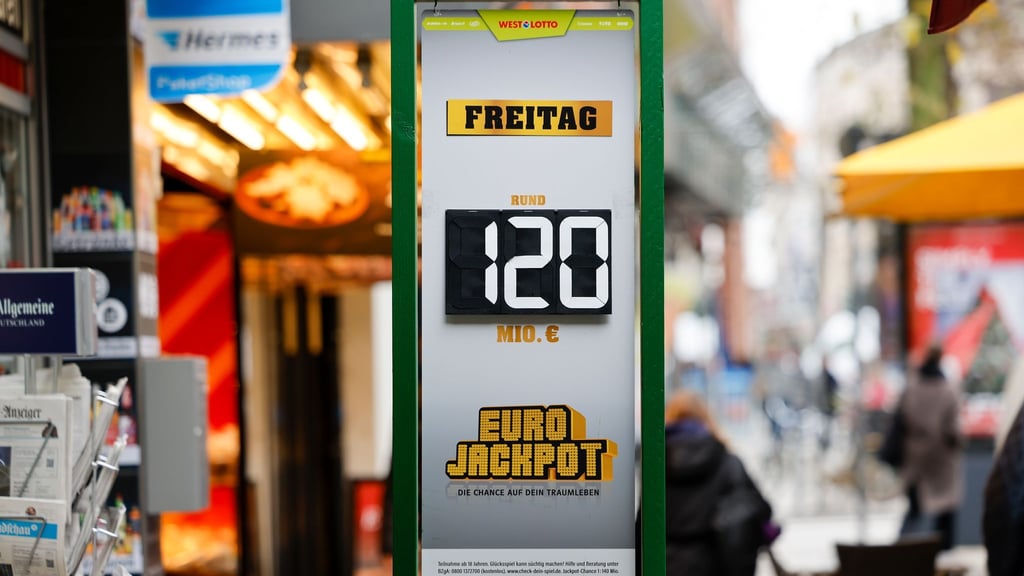 120 Millionen Euro: Das ist der Höchstgewinn, der im Eurojackpot erspielt werden kann.