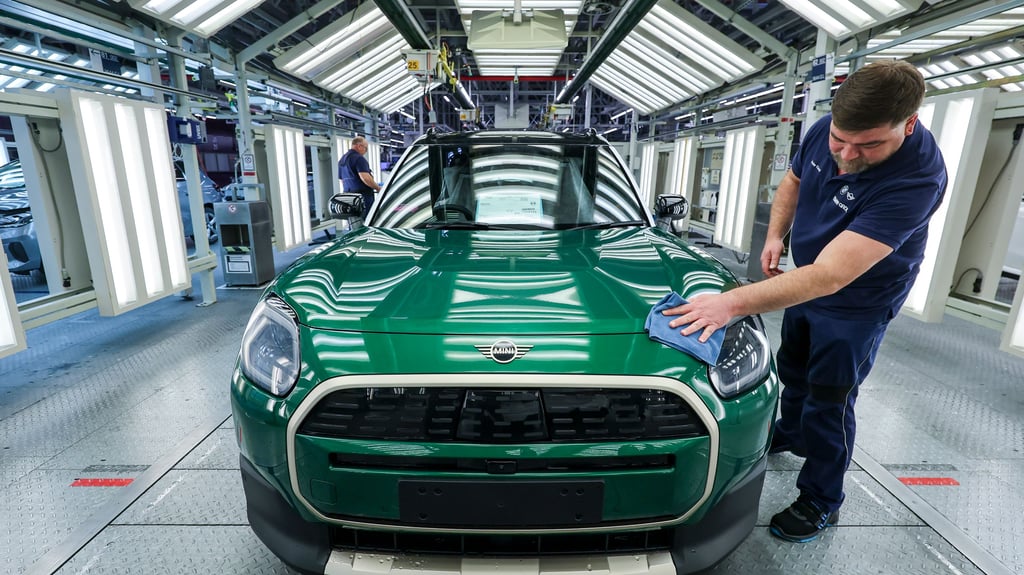 Im BMW-Werk in Leipzig wird auch der Mini Countryman produziert.