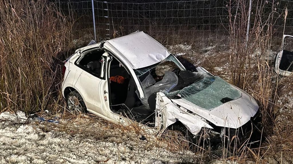 Eine 49-Jährige landete mit ihrem Auto auf der A9 bei Coswig im Graben.