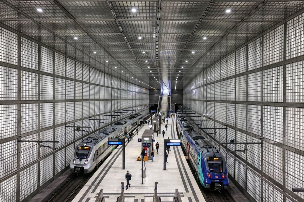 55 Meter lange Rolltreppen sind am Leipziger City-Tunnel geplant. (Archivbild).