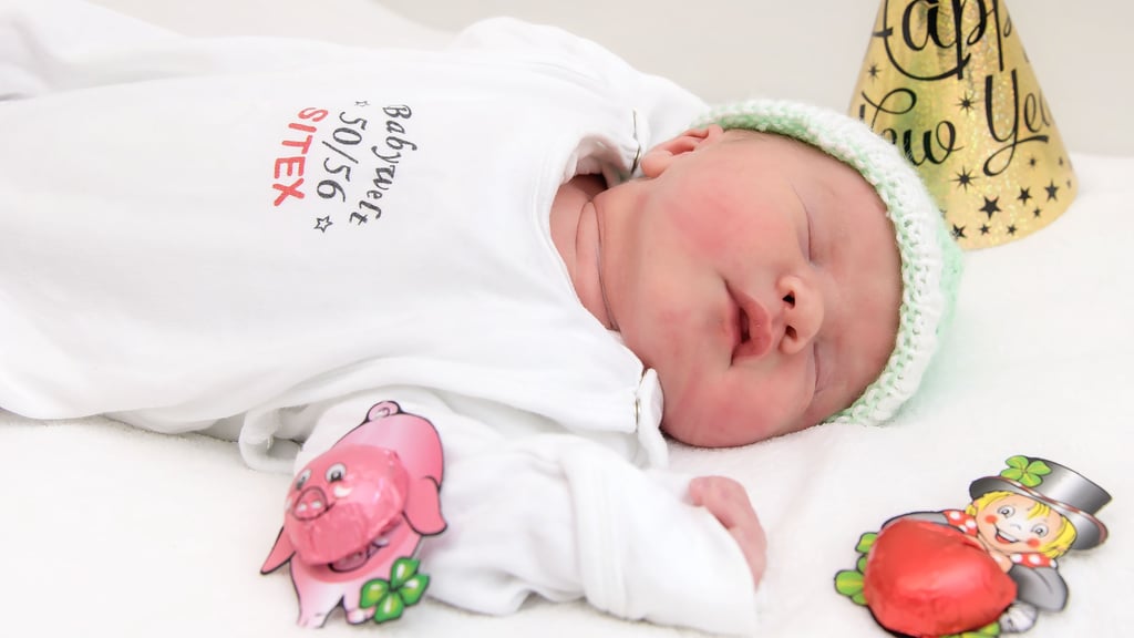 Emilio ist Halles Neujahrsbaby.