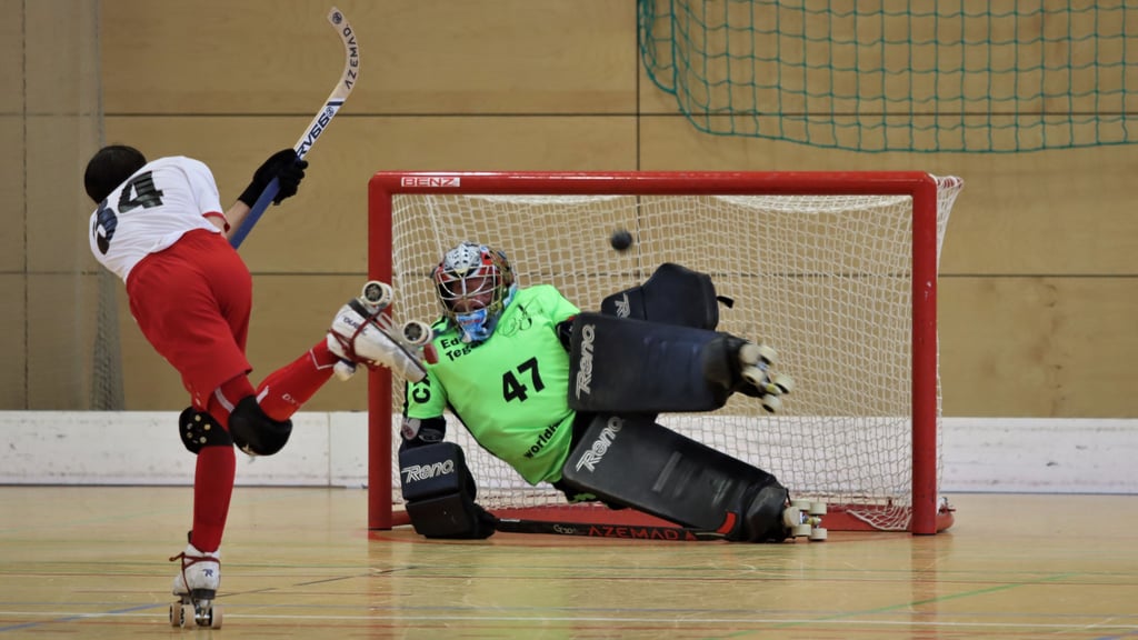 Rollhockey ist ein rasanter Sport. Am 10. Januar kann man in Halberstadt ganz vorsichtig damit anfangen.
