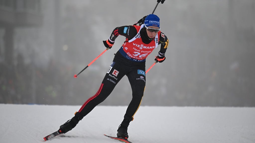 Franziska Preuß war in Oberhof beste Deutsche.