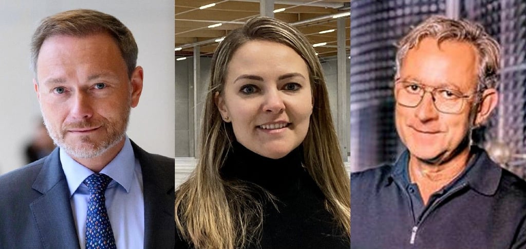 Diese drei sind aufgefallen: Der Autoland-Vizechef Christian Lindner (links), die Jobrad-Loop-Geschäftsführerin Nela Murauer und der Chef der Winzervereinigung Freyburg, Hartmut Schreiter, wollen die Region Leipzig/Halle voranbringen.