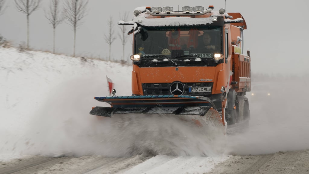 In Sachsen-Anhalt sollen bis zu zehn Zentimeter Neuschnee fallen.