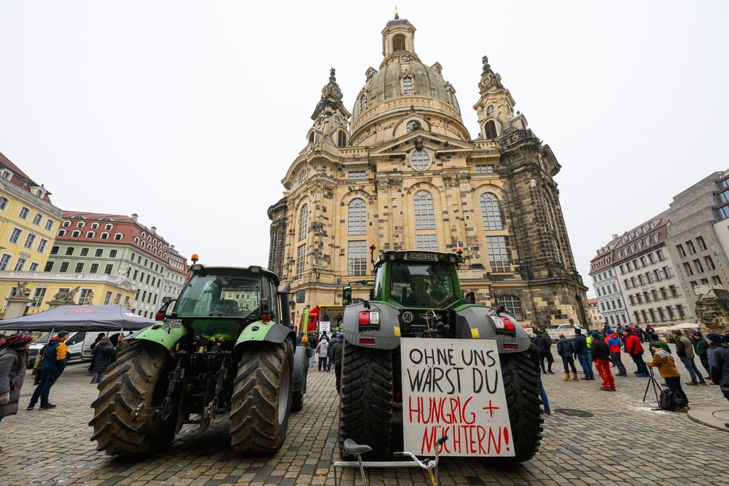 Landwirte forderten in Dresden einheitliche Produktstandards und Herkunftskennzeichnungen im Rahmen des Mercosur-Abkommens.